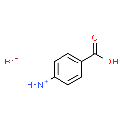 ChemSpider 2D Image | 4-Carboxyanilinium bromide | C7H8BrNO2