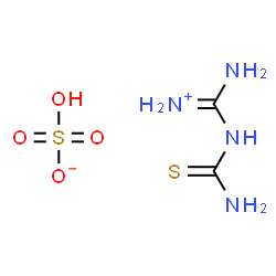 ChemSpider 2D Image | (Carbamothioylamino)(imino)methanaminium hydrogen sulfate | C2H8N4O4S2