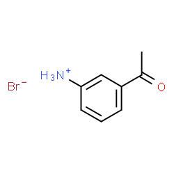 ChemSpider 2D Image | 3-Acetylanilinium bromide | C8H10BrNO