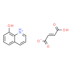 ChemSpider 2D Image | 8-Hydroxyquinolinium (2E)-3-carboxyacrylate | C13H11NO5