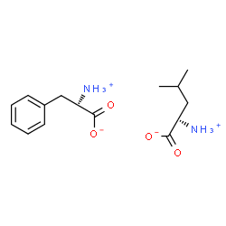 ChemSpider 2D Image | (2R)-2-Ammonio-4-methylpentanoate - (2S)-2-ammonio-3-phenylpropanoate (1:1) | C15H24N2O4