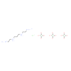 ChemSpider 2D Image | N,N'-Bis(2-ammonioethyl)-1,3-propanediaminium chloride perchlorate (1:1:3) | C7H24Cl4N4O12