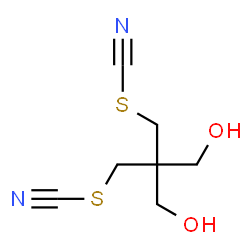 ChemSpider 2D Image | 2,2-Bis(hydroxymethyl)-1,3-propanediyl bis(thiocyanate) | C7H10N2O2S2