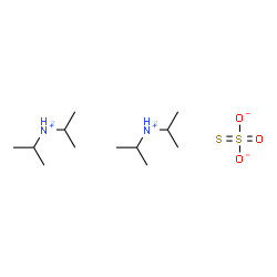 ChemSpider 2D Image | Bis(N-isopropyl-2-propanaminium) sulfurothioate | C12H32N2O3S2