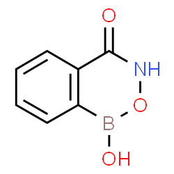 ChemSpider 2D Image | 1-Hydroxy-1H-2,3,1-benzoxazaborinin-4(3H)-one | C7H6BNO3