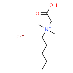 ChemSpider 2D Image | N-(Carboxymethyl)-N,N-dimethyl-1-pentanaminium bromide | C9H20BrNO2
