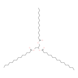 ChemSpider 2D Image | 1,3-Bis(tetradecanoyloxy)-2-propanyl palmitate | C47H90O6