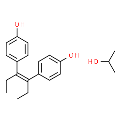 ChemSpider 2D Image | 2-Propanol - 4,4'-[(3Z)-3-hexene-3,4-diyl]diphenol (1:1) | C21H28O3