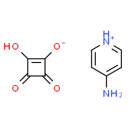 ChemSpider 2D Image | 4-Aminopyridinium 2-hydroxy-3,4-dioxo-1-cyclobuten-1-olate | C9H8N2O4