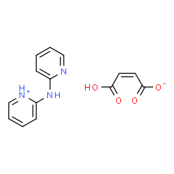 ChemSpider 2D Image | 2-(2-Pyridinylamino)pyridinium (2Z)-3-carboxyacrylate | C14H13N3O4