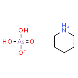 ChemSpider 2D Image | Piperidinium dihydrogen arsenate | C5H14AsNO4