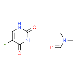 ChemSpider 2D Image | N,N-Dimethylformamide - 5-fluoro-2,4(1H,3H)-pyrimidinedione (1:1) | C7H10FN3O3