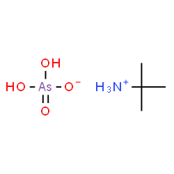 ChemSpider 2D Image | 2-Methyl-2-propanaminium dihydrogen arsenate | C4H14AsNO4