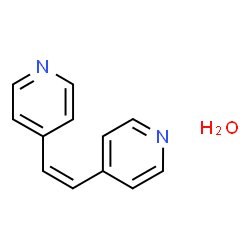 ChemSpider 2D Image | 4,4'-[(Z)-1,2-Ethenediyl]dipyridine hydrate (1:1) | C12H12N2O
