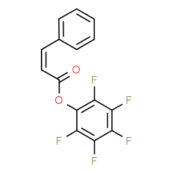 ChemSpider 2D Image | Pentafluorophenyl (2Z)-3-phenylacrylate | C15H7F5O2