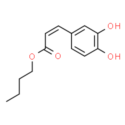 ChemSpider 2D Image | Butyl (2Z)-3-(3,4-dihydroxyphenyl)acrylate | C13H16O4