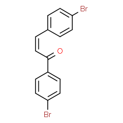 ChemSpider 2D Image | (2Z)-1,3-Bis(4-bromophenyl)-2-propen-1-one | C15H10Br2O