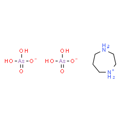 ChemSpider 2D Image | 1,4-Diazepanediium bis(dihydrogen arsenate) | C5H18As2N2O8