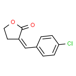 ChemSpider 2D Image | (3Z)-3-(4-Chlorobenzylidene)dihydro-2(3H)-furanone | C11H9ClO2