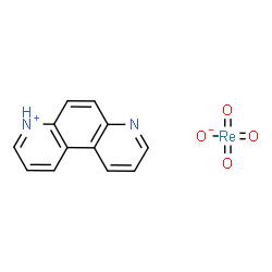ChemSpider 2D Image | 4,7-Phenanthrolin-4-ium oxido(trioxo)rhenium | C12H9N2O4Re