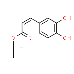 ChemSpider 2D Image | 2-Methyl-2-propanyl (2Z)-3-(3,4-dihydroxyphenyl)acrylate | C13H16O4