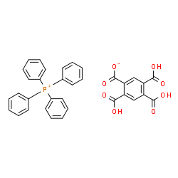 ChemSpider 2D Image | Tetraphenylphosphonium 2,4,5-tricarboxybenzoate | C34H25O8P