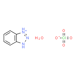ChemSpider 2D Image | 1H-Benzotriazol-1-ium perchlorate hydrate (1:1:1) | C6H8ClN3O5