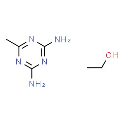 ChemSpider 2D Image | Ethanol - 6-methyl-1,3,5-triazine-2,4-diamine (1:1) | C6H13N5O