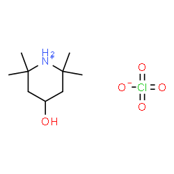 ChemSpider 2D Image | 4-Hydroxy-2,2,6,6-tetramethylpiperidinium perchlorate | C9H20ClNO5