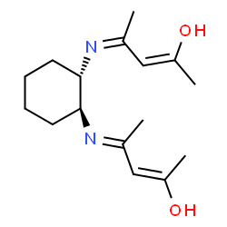 ChemSpider 2D Image | (2Z,4Z,2'E,4'E)-4,4'-[(1S,2S)-1,2-Cyclohexanediyldinitrilo]bis(2-penten-2-ol) | C16H26N2O2