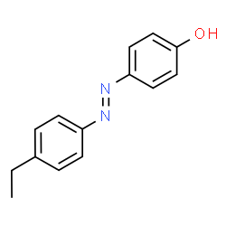 ChemSpider 2D Image | 4-[(E)-(4-Ethylphenyl)diazenyl]phenol | C14H14N2O