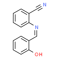 ChemSpider 2D Image | 2-[(Z)-(2-Hydroxybenzylidene)amino]benzonitrile | C14H10N2O