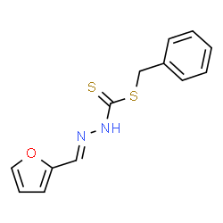 ChemSpider 2D Image | Benzyl (2E)-2-(2-furylmethylene)hydrazinecarbodithioate | C13H12N2OS2