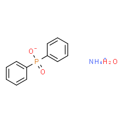 ChemSpider 2D Image | Ammonium diphenylphosphinate hydrate (1:1:1) | C12H16NO3P
