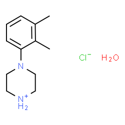 ChemSpider 2D Image | 4-(2,3-Dimethylphenyl)piperazin-1-ium chloride hydrate (1:1:1) | C12H21ClN2O