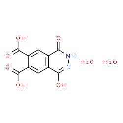 ChemSpider 2D Image | 1,4-Dioxo-1,2,3,4-tetrahydro-6,7-phthalazinedicarboxylic acid dihydrate | C10H10N2O8