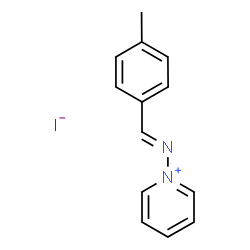 ChemSpider 2D Image | 1-[(E)-(4-Methylbenzylidene)amino]pyridinium iodide | C13H13IN2