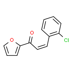 ChemSpider 2D Image | (2Z)-3-(2-Chlorophenyl)-1-(2-furyl)-2-propen-1-one | C13H9ClO2