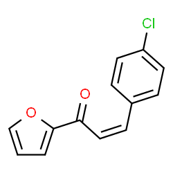 ChemSpider 2D Image | (2Z)-3-(4-Chlorophenyl)-1-(2-furyl)-2-propen-1-one | C13H9ClO2