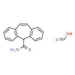 ChemSpider 2D Image | Formic acid - 5H-dibenzo[a,d][7]annulene-5-carboxamide (1:1) | C17H15NO3