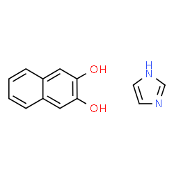 ChemSpider 2D Image | 2,3-Naphthalenediol - 1H-imidazole (1:1) | C13H12N2O2