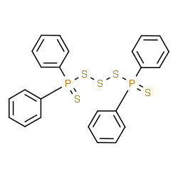 ChemSpider 2D Image | 1,3-Trisulfanediylbis(diphenylphosphine) disulfide | C24H20P2S5