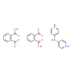 ChemSpider 2D Image | 4,4'-Iminodipyridinium bis(2-carboxybenzoate) | C26H21N3O8