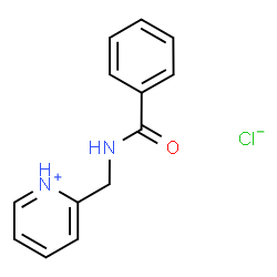 ChemSpider 2D Image | 2-[(Benzoylamino)methyl]pyridinium chloride | C13H13ClN2O