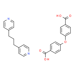 ChemSpider 2D Image | 4,4'-Oxydibenzoic acid - 4,4'-(1,3-propanediyl)dipyridine (1:1) | C27H24N2O5