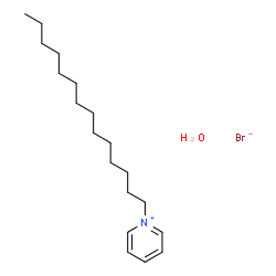 ChemSpider 2D Image | 1-Tetradecylpyridinium bromide hydrate (1:1:1) | C19H36BrNO
