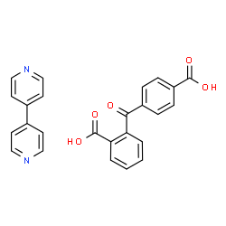 ChemSpider 2D Image | 2-(4-Carboxybenzoyl)benzoic acid - 4,4'-bipyridine (1:1) | C25H18N2O5