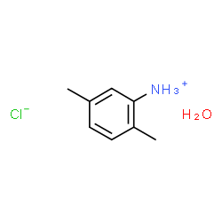 ChemSpider 2D Image | 2,5-Dimethylanilinium chloride hydrate (1:1:1) | C8H14ClNO