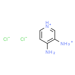 ChemSpider 2D Image | 4-Amino-3-ammoniopyridinium dichloride | C5H9Cl2N3