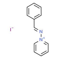 ChemSpider 2D Image | 1-[(E)-Benzylideneamino]pyridinium iodide | C12H11IN2